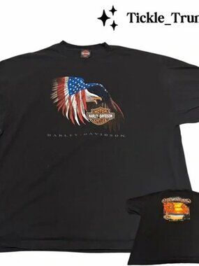 ⭐️ Harley-Davidson 3X Black Eagle Florida Graphic Tee